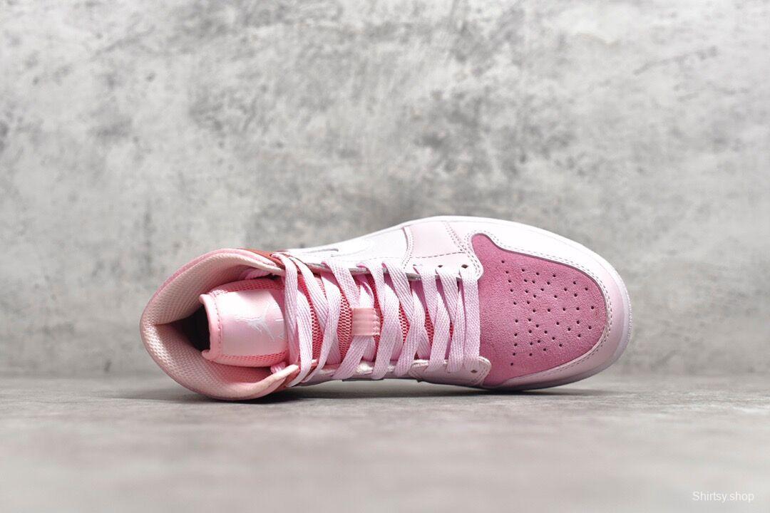 Air Jordan 1 Mid Digital Pink（woman）