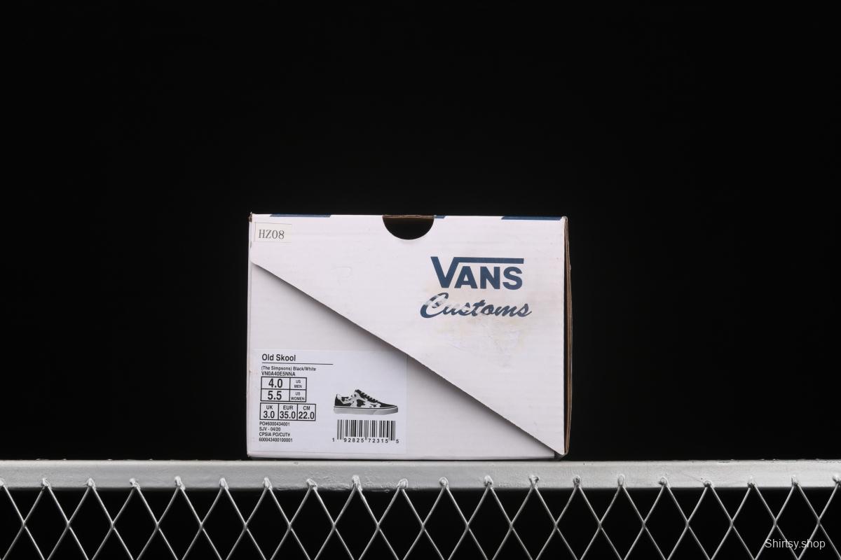 Vans Style 36 Decon SF GD overseas limited black cow graffiti vulcanized skateboard shoes VN0A40E5NNA
