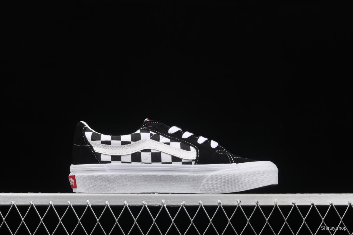 Vans Sk8-Low classic checkerboard low-top casual board shoes VN0A4UUK4W7 canvas shoes