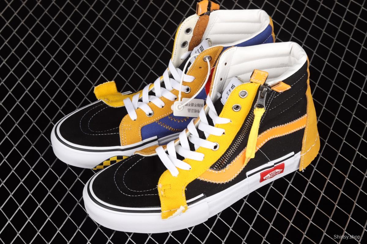 Vans SK8-Hi Reissue Ca Vance deconstructs and splices VN0A3WM15FG of high-top vulcanized shoes
