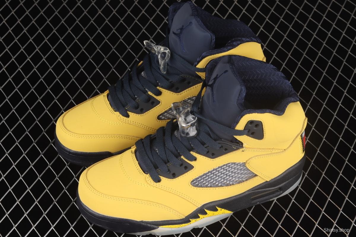 Air Jordan 5 Retro SE Michigan black and yellow 3M reflective Tokyo limited edition CQ9541-704