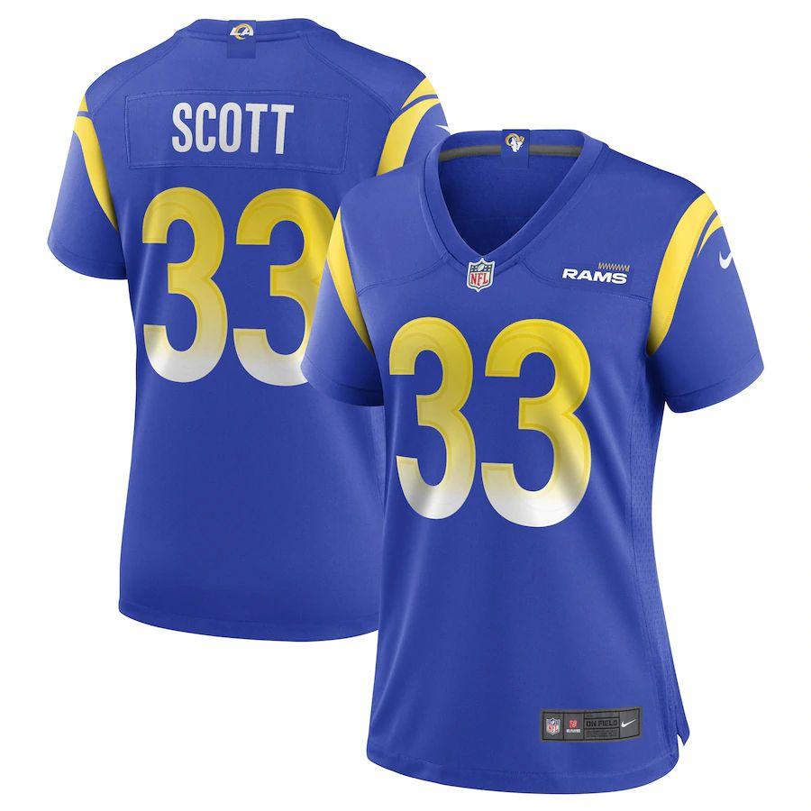 Women's Nick Scott Royal Player Limited Team Jersey