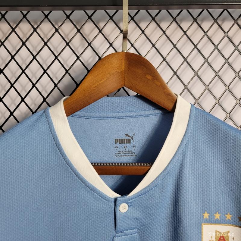 2022 Uruguay Home National Team Soccer Jersey