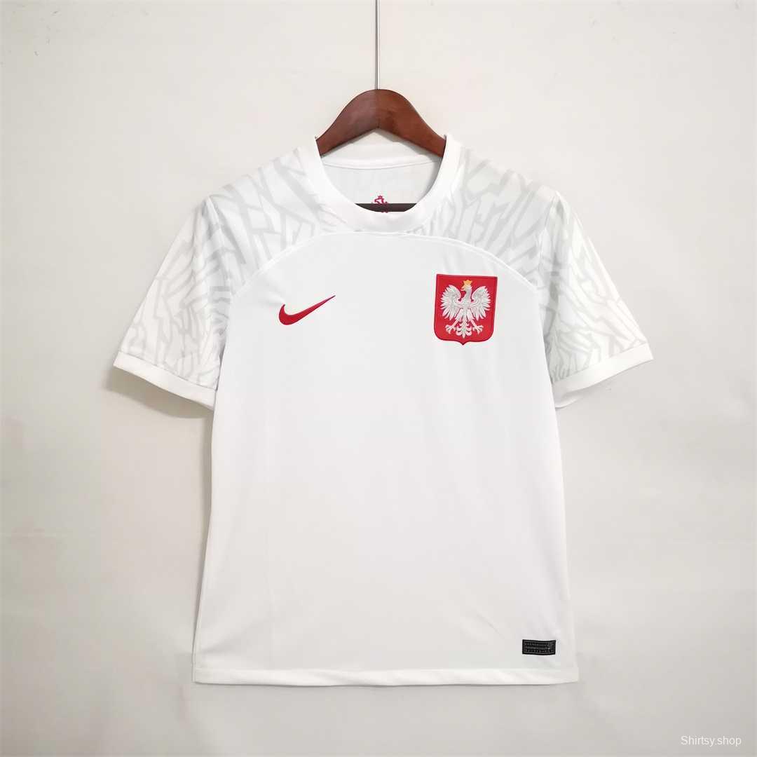2022 Poland Home Soccer Jersey