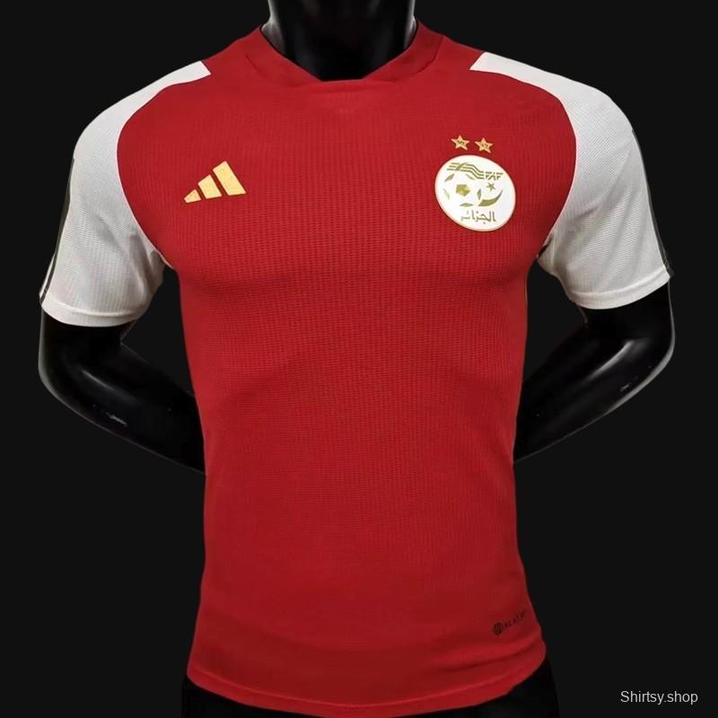 Player Version 23/24 Algeria Away Red Jersey