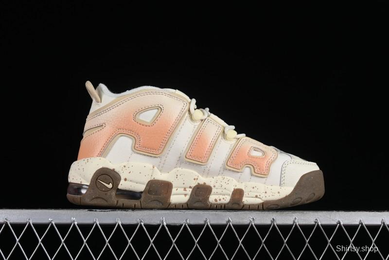 Nike Air More Uptempo 96 QS First Generation Series Classic Versatile Basketball Shoes