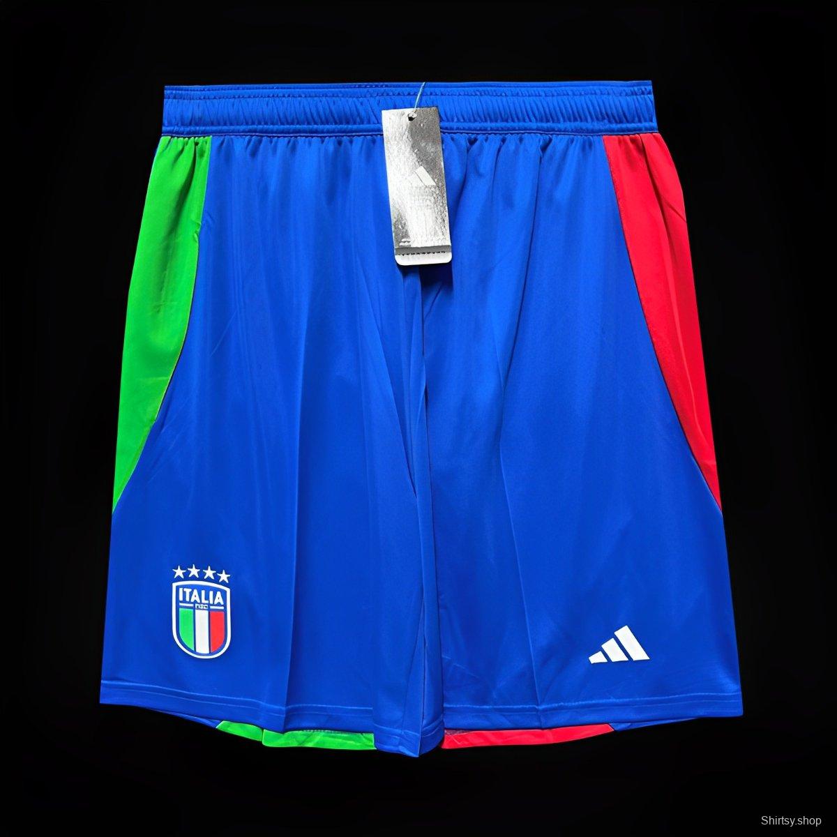 2024 Italy Away Blue Shorts