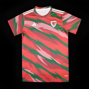 2024 Wales Orange Stripe Pre-Match Jersey