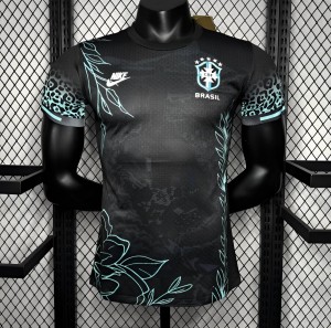 Player Version 2024 Brazil Pele Black Special Edition Jersey